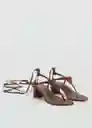 Sandalias Jamaica Chocolate Talla 38 Mujer Mango