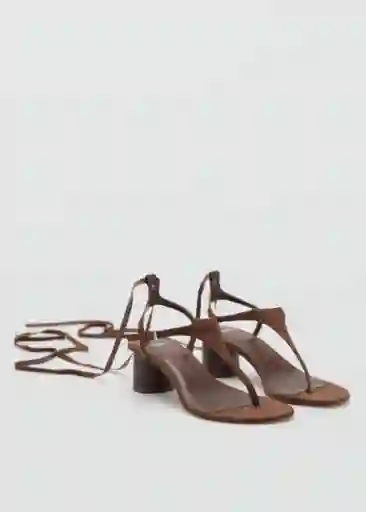 Sandalias Jamaica Chocolate Talla 38 Mujer Mango