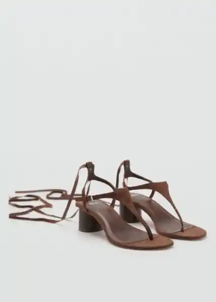 Sandalias Jamaica Chocolate Talla 38 Mujer Mango