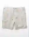 Bermuda Hombre Gris Talla MEDIUM 7874213 American Eagle