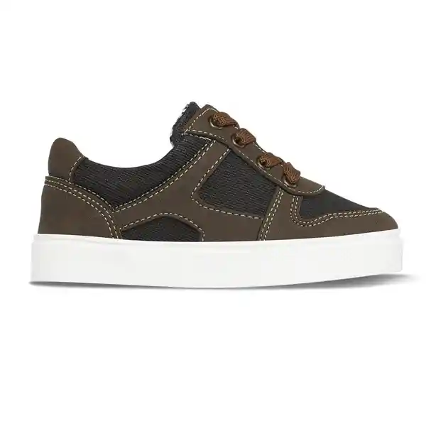 Los Gomosos Tenis Naum Niño Café Talla 33