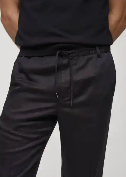 Pantalón Mattia Ceniza Talla 40 Hombre Mango