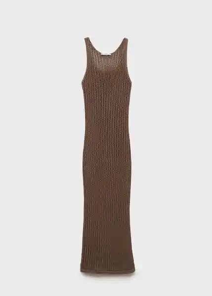 Vestido Gonzalo Topo Talla M Mujer Mango