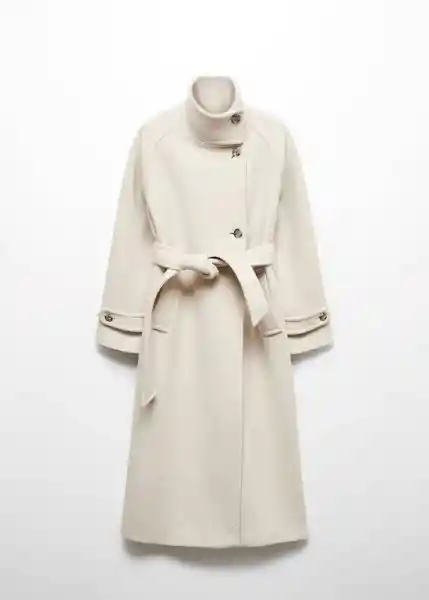 Abrigo Sublim Crudo Talla M Mujer Mango
