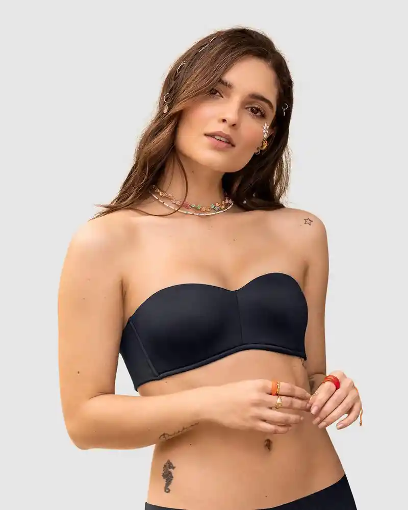 Brasier Straples Balconet 36 - Negro