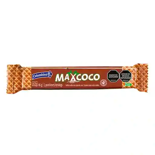 Colombina Maxcoco Galleta Wafer con Crema de Coco