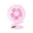 Ventilador de Escritorio Mini Con Clip Rosa Miniso