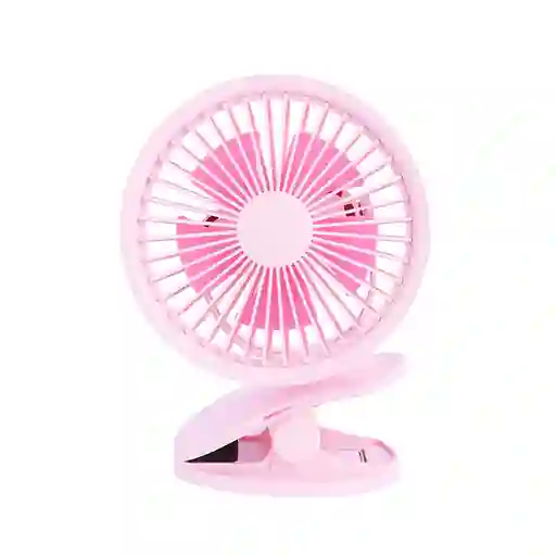 Ventilador de Escritorio Mini Con Clip Rosa Miniso