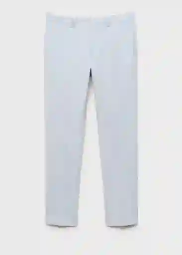 Pantalón Paris Celeste Talla 42 Hombre Mango