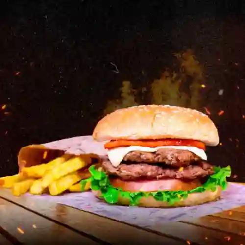Hamburguesa Artesanal Doble Carne