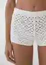 Short Daisy Crudo Talla L Mujer Mango