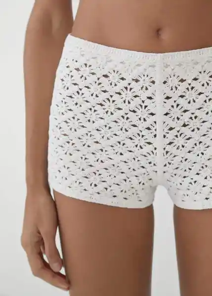 Short Daisy Crudo Talla L Mujer Mango