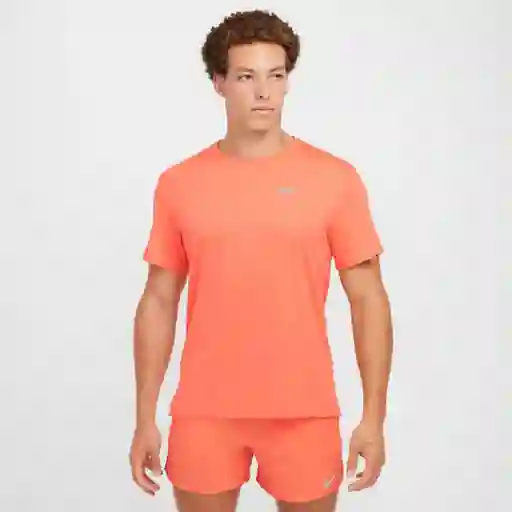 Nike Camiseta Dri-Fit Uv Miler Hombre Rojo S DV9315-643