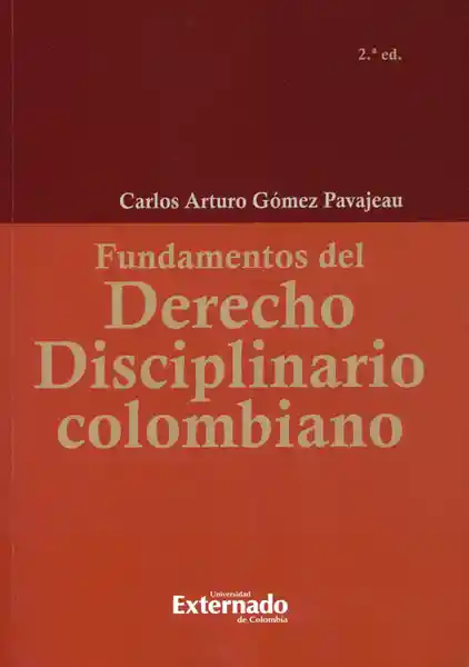 Fundamentos Del Derecho Disciplinario Colombiano - Carlos Gómez