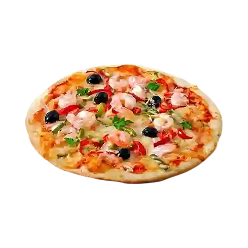 Pizza de Pollo y Camarón