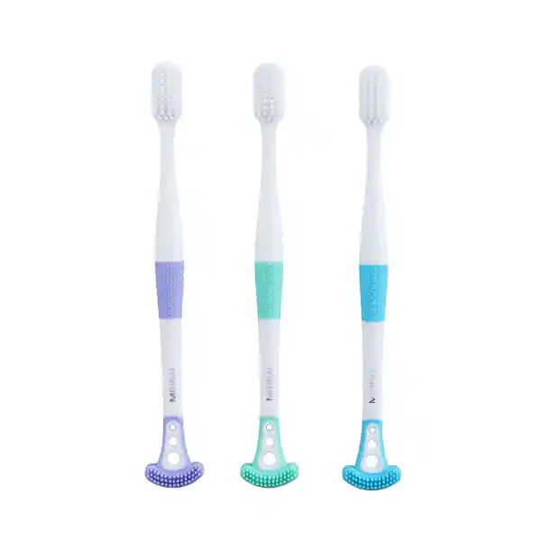 Cepillo de Dientes Para Limpieza de Lengua 2 en 1 Miniso