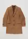 Abrigo Arizona Camel Talla XL 47010020_09 Hombre Mango