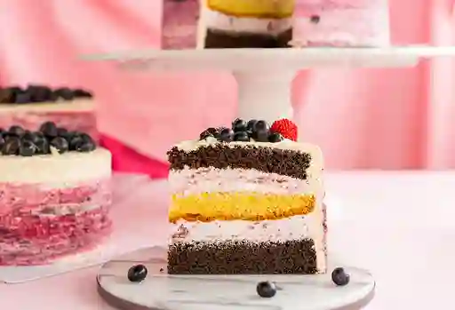Porción Torta Choco Vainilla Frutal