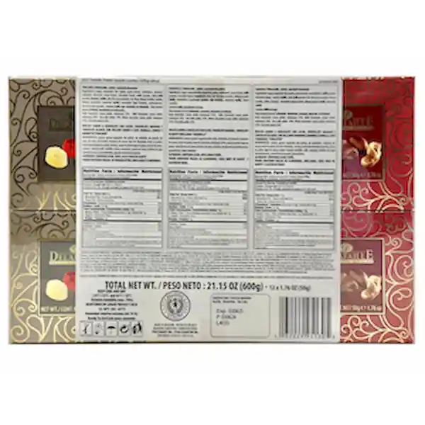 Delafaille Chocolates Belgas X 12 Unidades