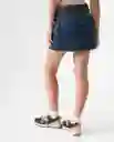 Falda Mujer Azul Talla 4 342G000_AZU174429 Americanino