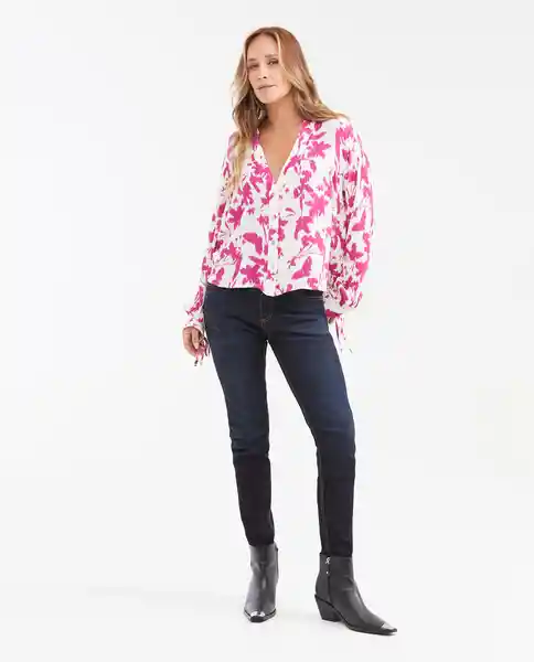 Jean Cosmo Mujer Azul Dark Talla 10 Chevignon