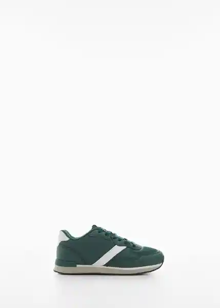 Zapatos Deportiva Airag Verde Talla 34 Niños Mango