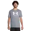 Under Armour Camiseta Sportstyle Logo Update Hombre Gris Sm
