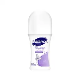 Desodorante Balance Roll On Aclarado Radiante Mujer 2x50Ml