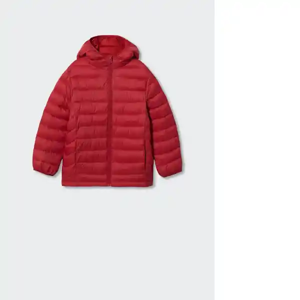 Anorak Unico3 Rojo Talla 08 Niños Mango