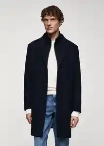Abrigo Uriel Navy Talla XL Hombre Mango