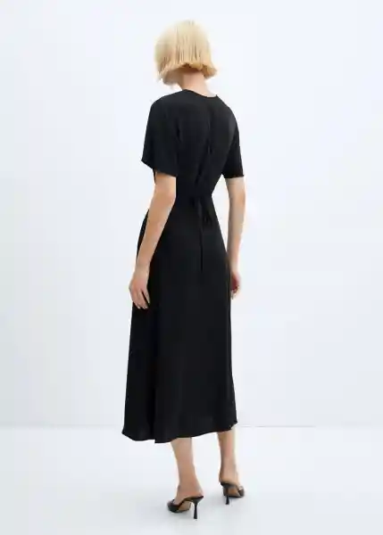 Vestido Dalas2 Negro Talla S Mujer Mango