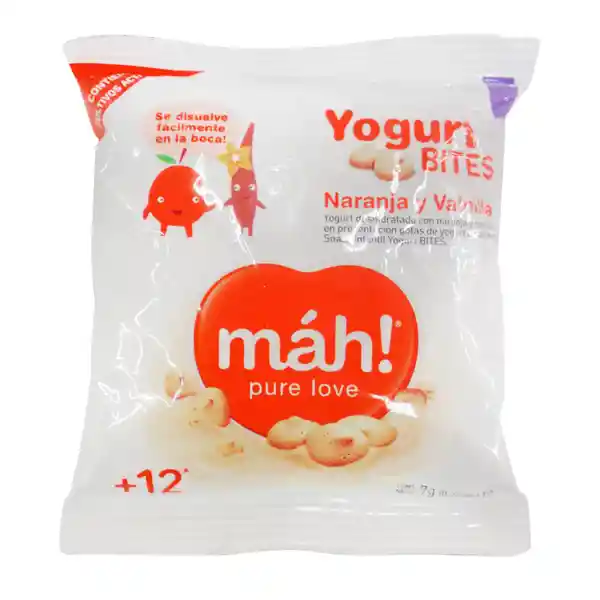 Yogurt Mah! Bites Deshidratado Naranja Vainilla