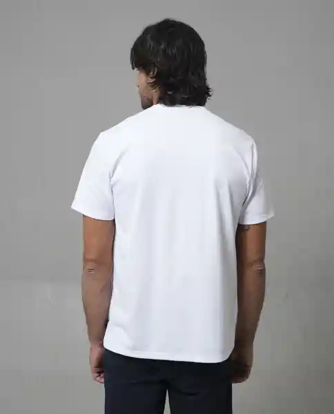 Camiseta Hombre Blanco Talla M 109G104_BLA110601 Rifle