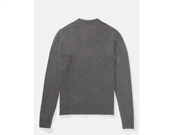 Suéter Tejido Hombre Gris Talla X-Small American Eagle