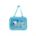 Organizador Para Viaje Serie Snoopy Colorful Azul Miniso