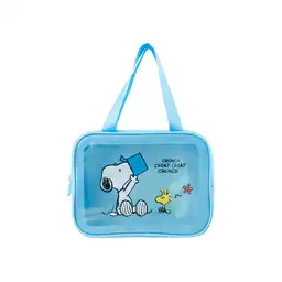 Organizador Para Viaje Serie Snoopy Colorful Azul Miniso