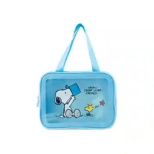 Organizador Para Viaje Serie Snoopy Colorful Azul Miniso