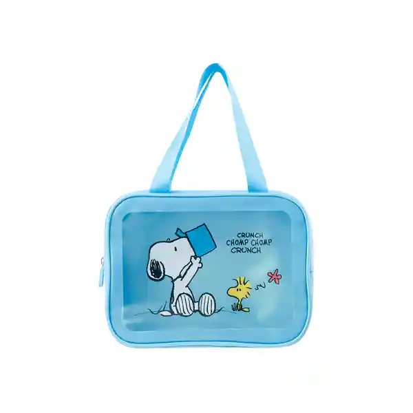 Organizador Para Viaje Serie Snoopy Colorful Azul Miniso