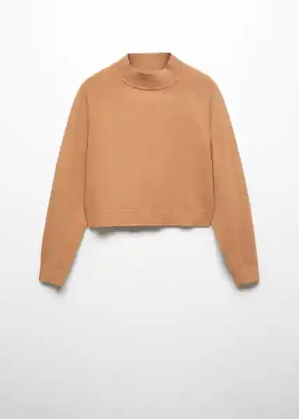 Jersey Percebe Camel Talla M Mujer Mango
