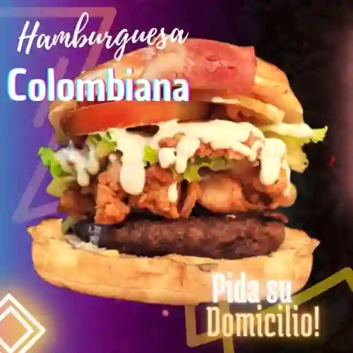Hamburguesa Colombiana + Papas a la Francesa