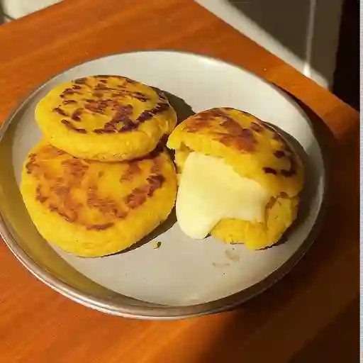 Arepas de plátano maduro