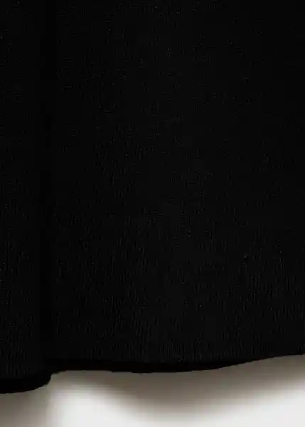 Vestido Foradada Negro Talla M Mujer Mango
