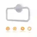 Toallero Para Baño Rectangular Gris Miniso