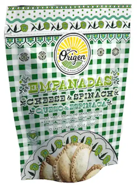 Del Origen Empanada de Queso y Espinaca Congelada