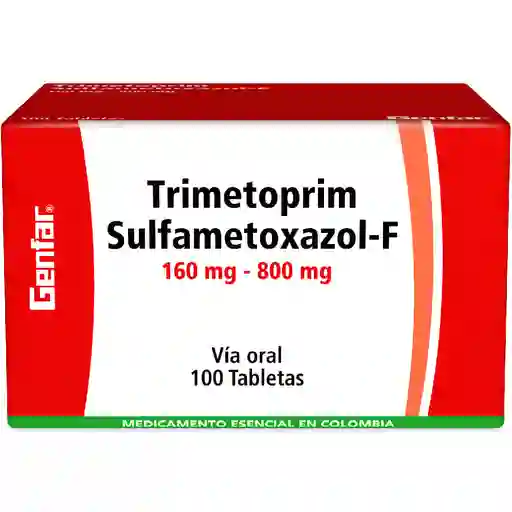 Genfar Trimetoprim Sulfametoxazol-F (160 mg / 800 mg)