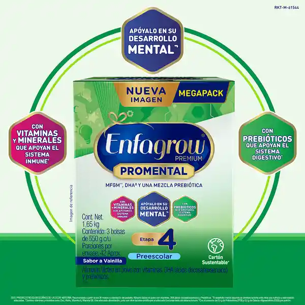 Alimento Lácteo Enfagrow Premium Promental Preescolar 2 Kg