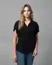 Camisa Mujer Negro S 210 G150_NEG194004 Rifle