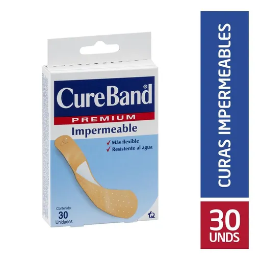 Cure Band Curas Premium Impermeable Caja X 30 Unidades