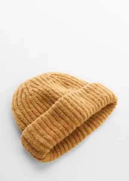 Gorro Indie Mostaza Talla 96 Niña Mango