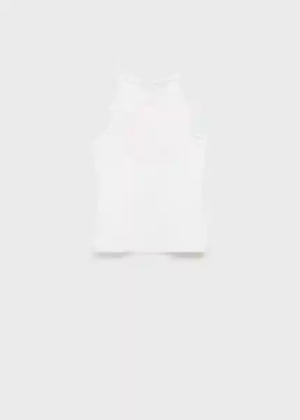 Top Kate Offwhite Talla S Mujer Mango